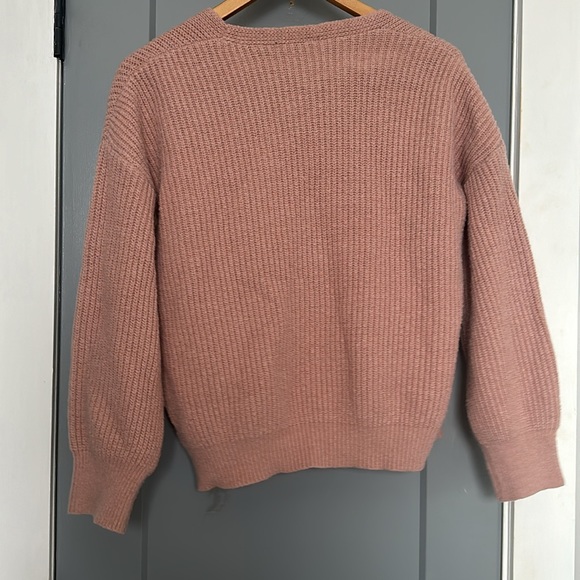 Pink open front cardigan - Picture 3 of 3